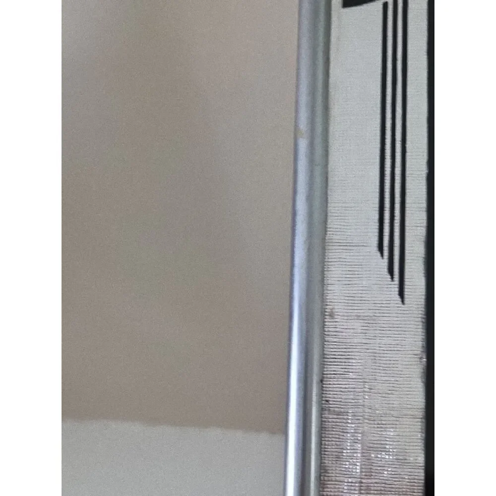 Silver Decorative Photo Frame with Black Accents